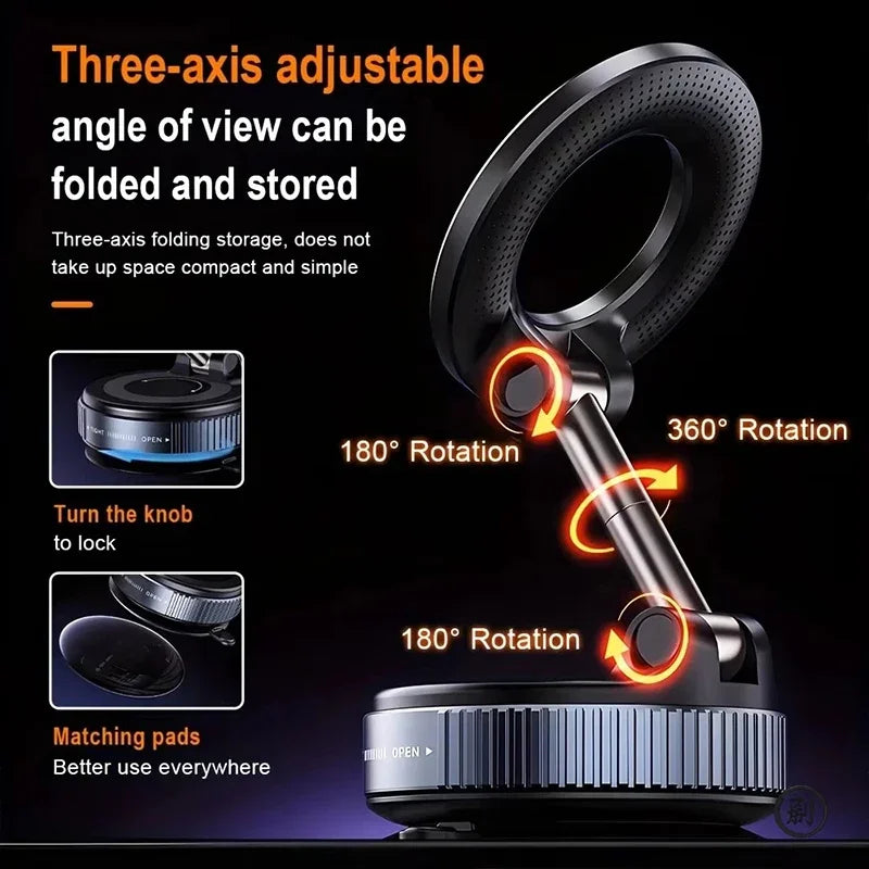 Ultra-Grip 360° magnetic car phone mount